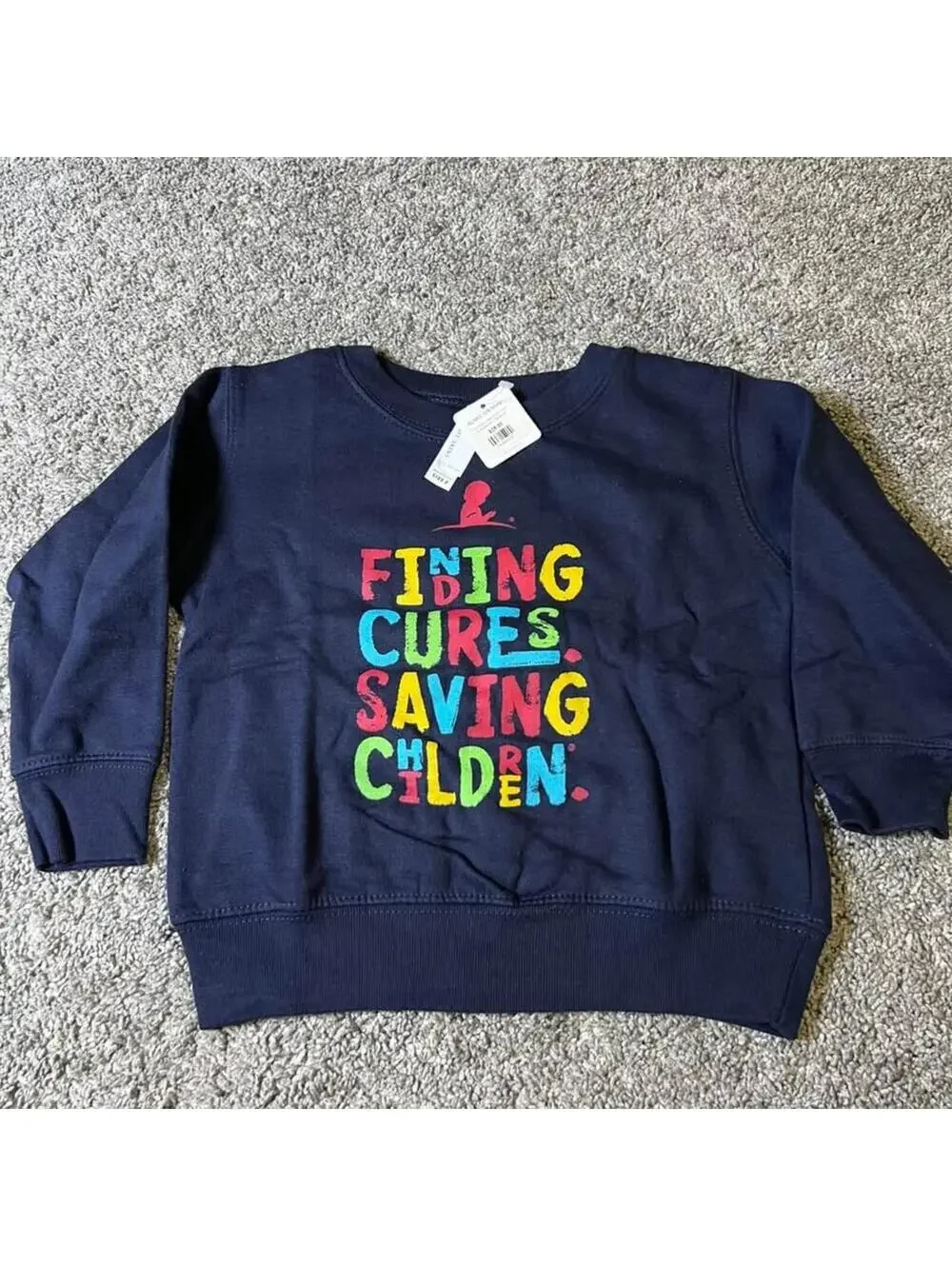New Rabbit Skins St. Jude Toddler Sweatshirt Size 2